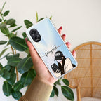 Stylish Girl With Cap Customize Anti Yellow Case For Oppo A17