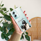 Stylish Girl With Cap Customize Anti Yellow Case For Oppo A79 5G