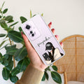 Stylish Girl With Cap Customize Anti Yellow Case For Oppo F25 Pro 5G