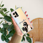 Stylish Girl With Cap Customize Anti Yellow Case For Oppo Reno 7 5G