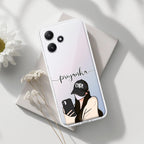 Stylish Girl With Cap Customize Transparent Silicon Case For Poco - ShopOnCliQ