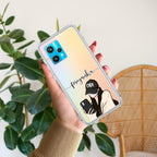Stylish Girl With Cap Customize Transparent Silicon Case For Realme/Narzo - ShopOnCliQ
