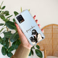 Stylish Girl With Cap Customize Anti Yelllow Case For Realme 8 4G / Realme 8 Pro