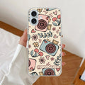 Summer Camera Anti Yellow Clear Case For iPhone 16