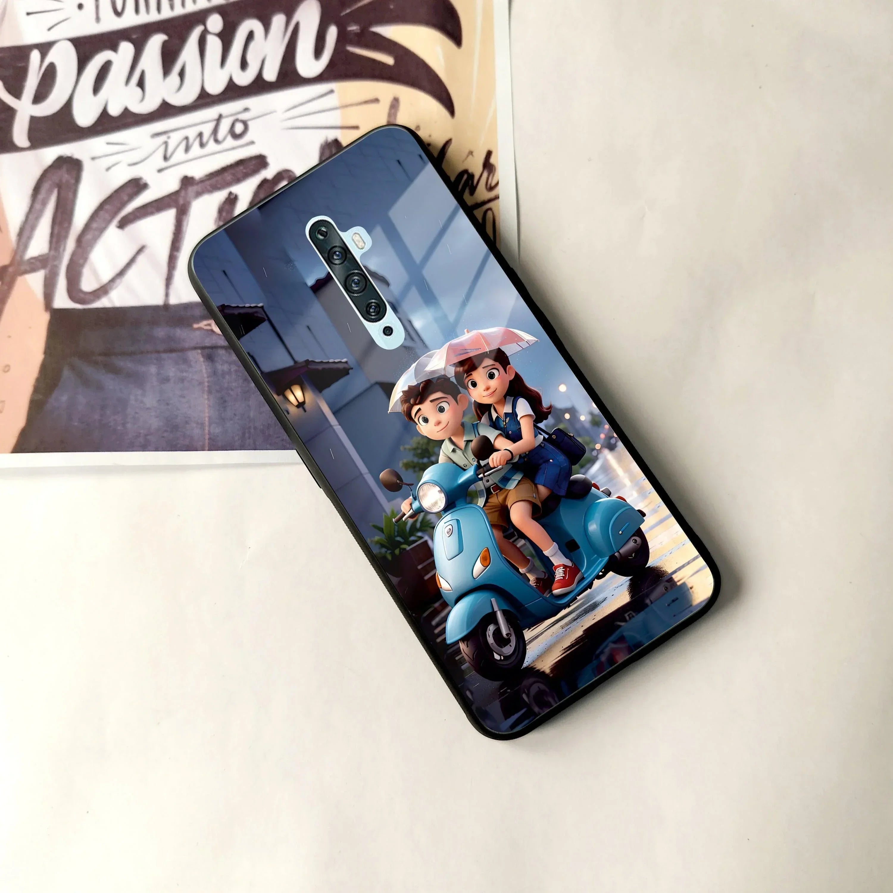 Sweet Escape Glass Case Cover For Oppo - ShopOnCliQ