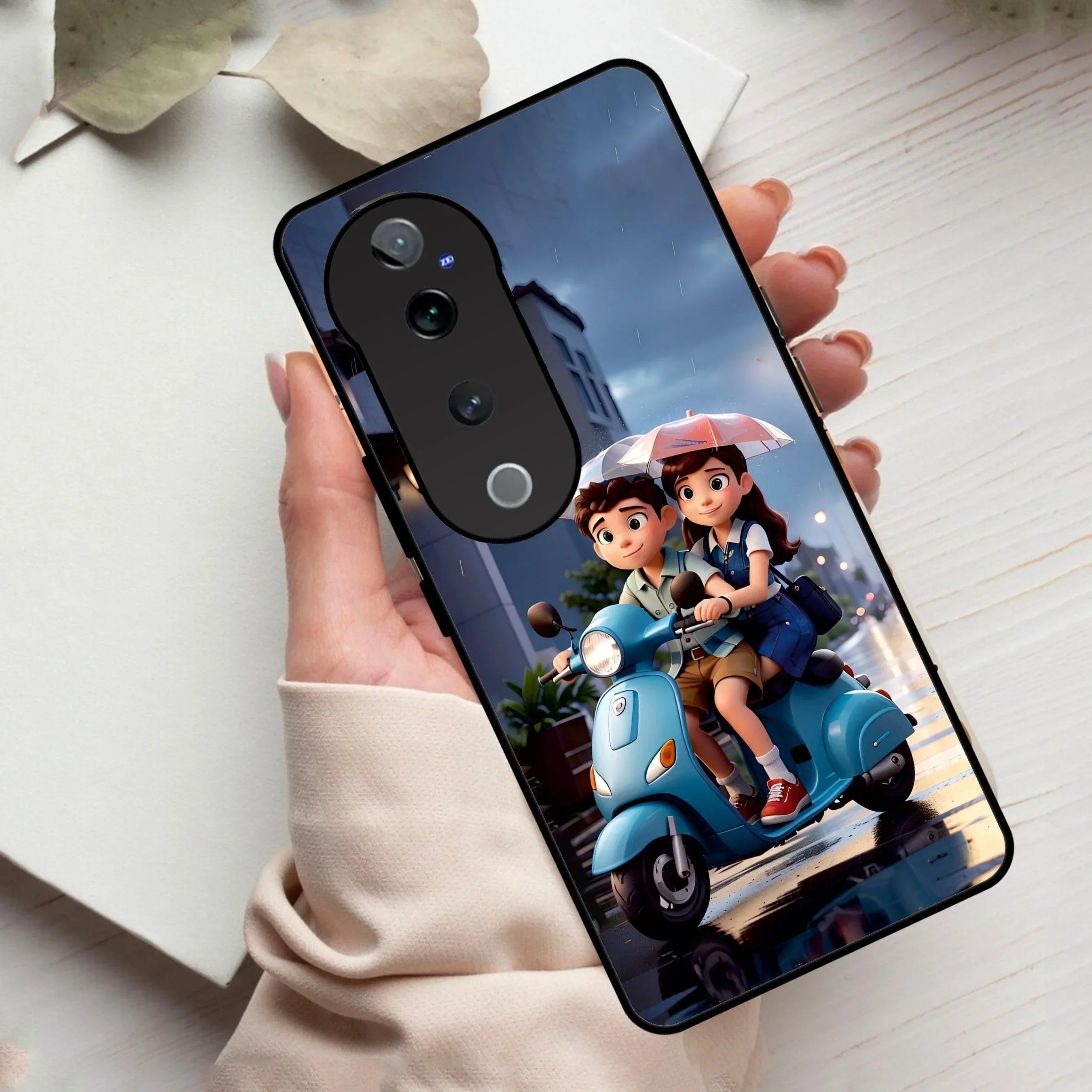 Sweet Escape Glass Case Cover For Vivo - ShopOnCliQ