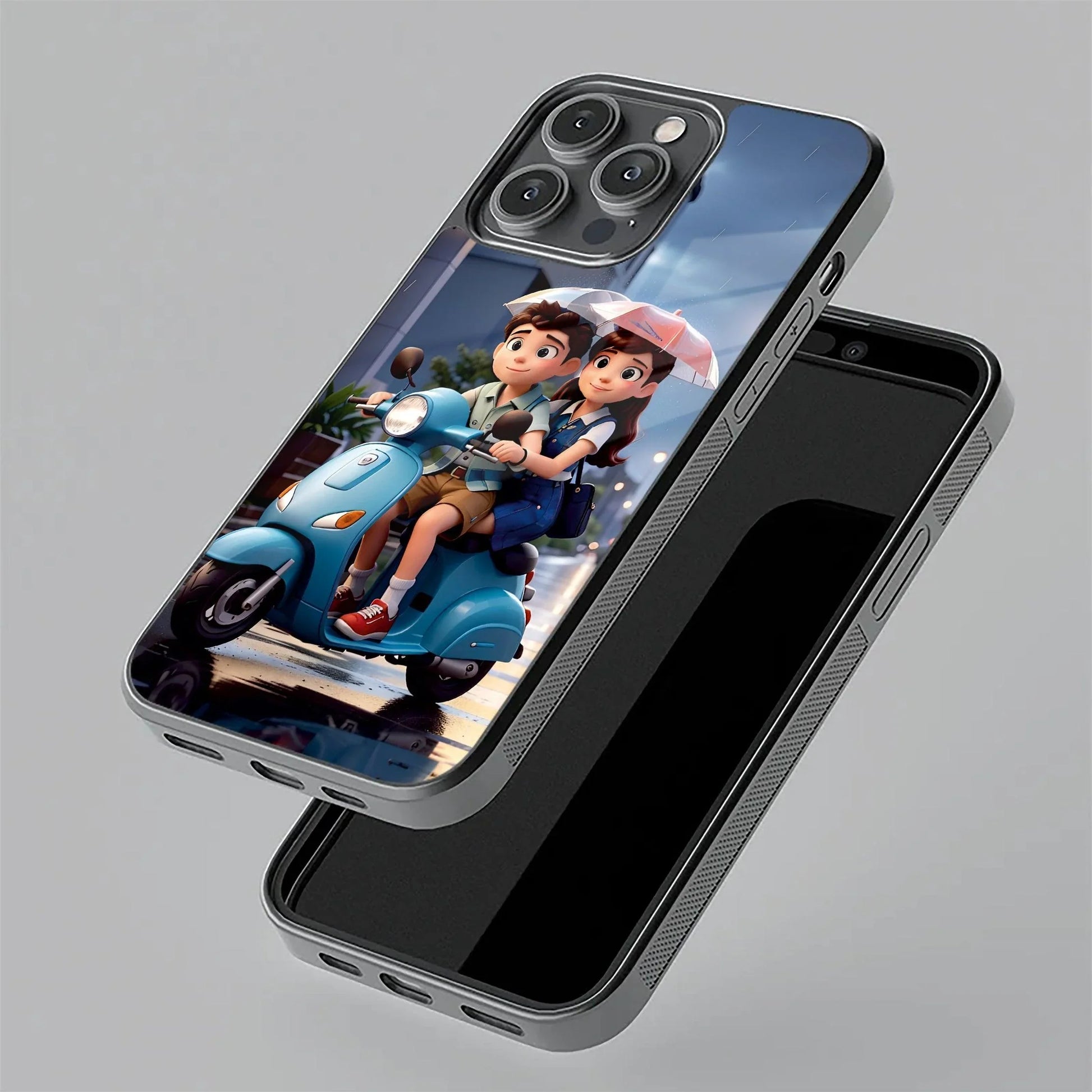 Sweet Escape Glass Case Cover For iQOO - ShopOnCliQ