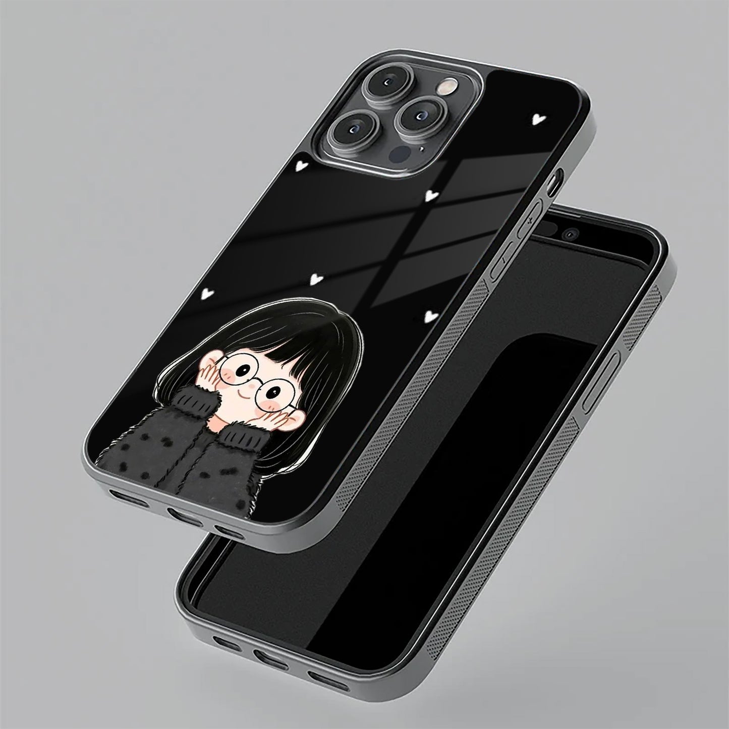 Sweet Blush Girl Glass Case Cover For Motorola