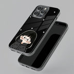Sweet Blush Girl Glass Case Cover For Samsung - ShopOnCliQ