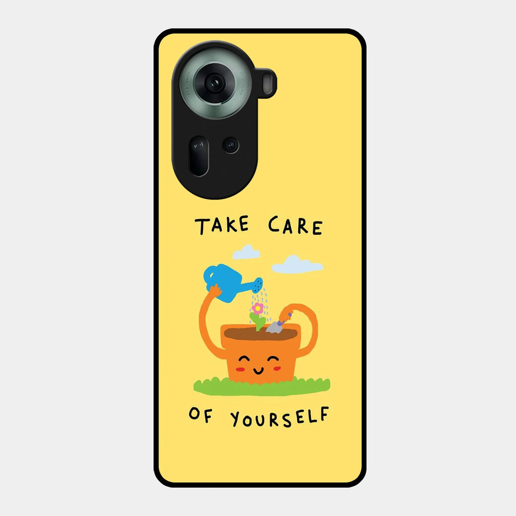 Take Care Glossy Metal Case Cover For Oppo - ShopOnCliQ