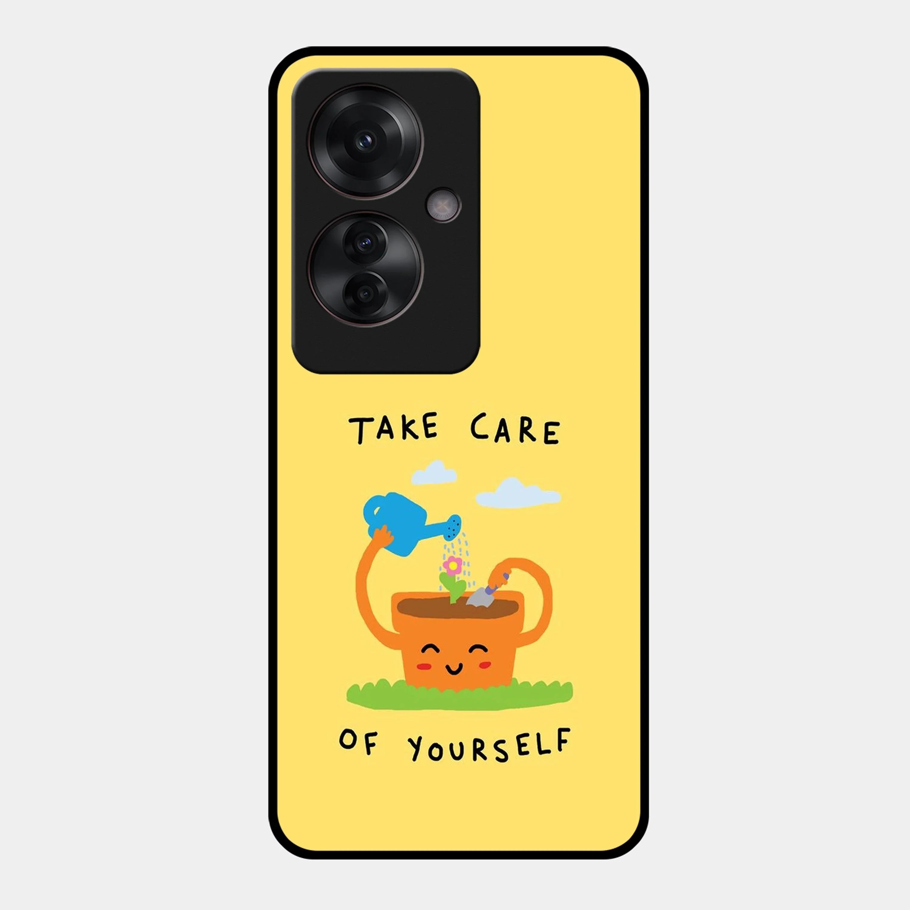 Take Care Glossy Metal Case Cover For Oppo - ShopOnCliQ