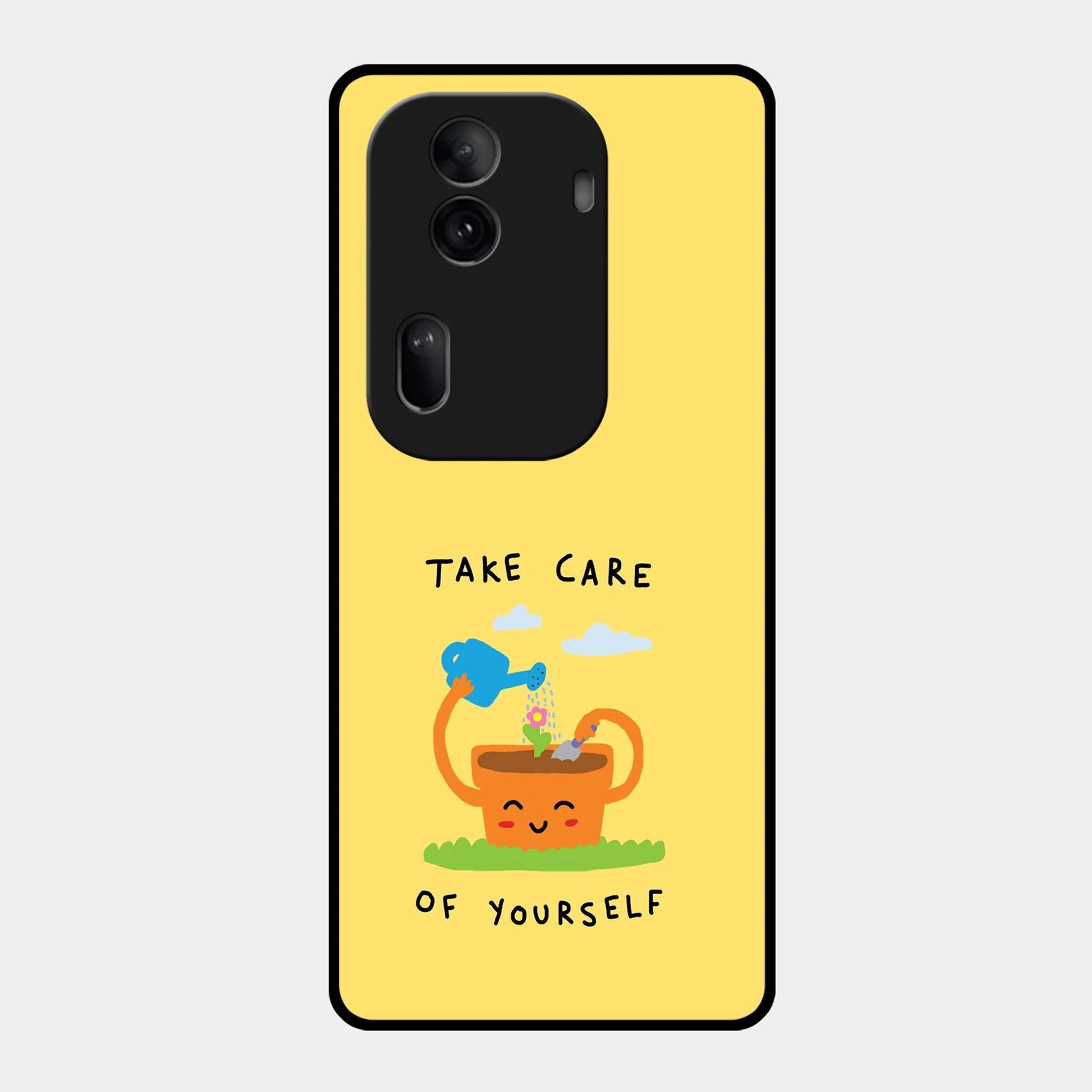 Take Care Glossy Metal Case Cover For Oppo - ShopOnCliQ