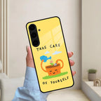 Take Care Glossy Metal Case Cover For Samsung - ShopOnCliQ