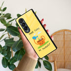 Take Care Glossy Metal Case Cover For Samsung - ShopOnCliQ