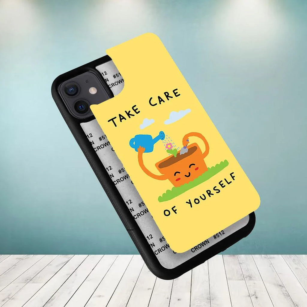 Take Care Glossy Metal Case Cover For Samsung - ShopOnCliQ