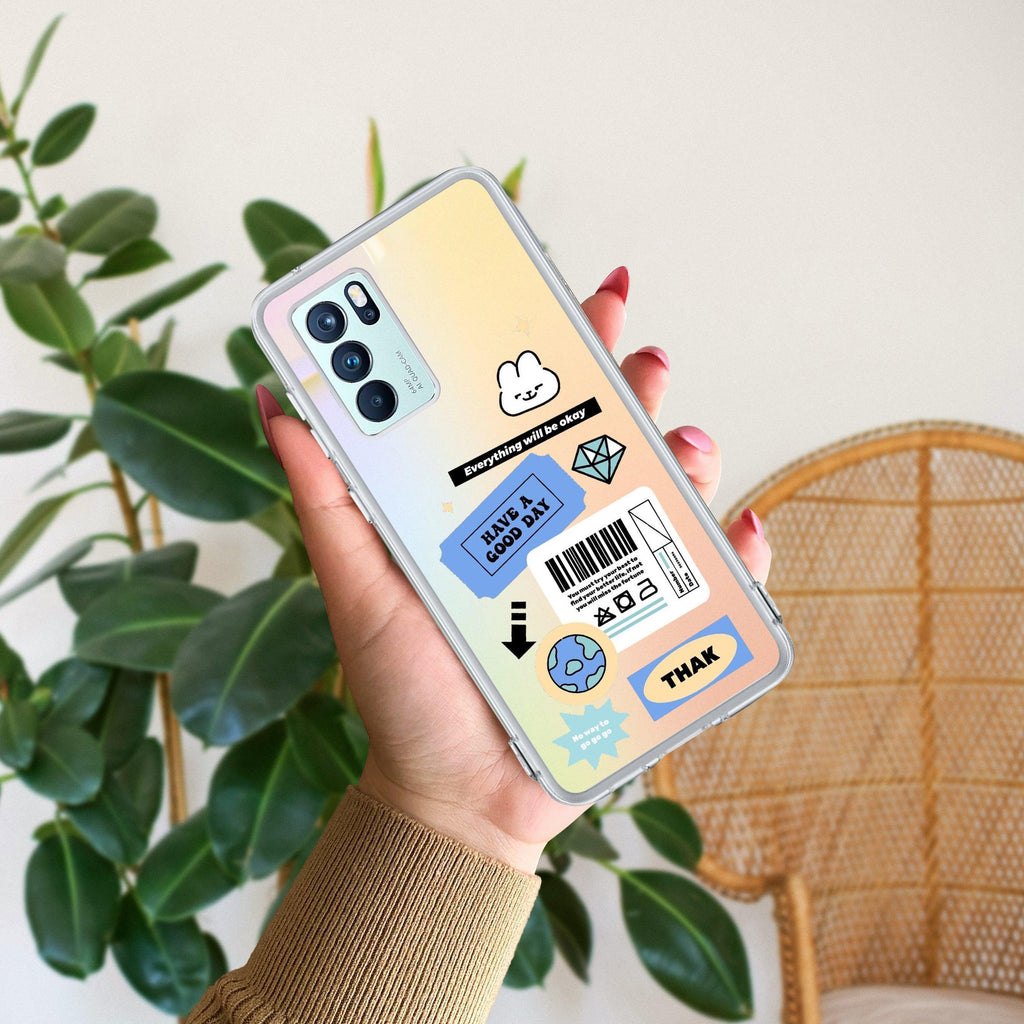Ticket to Happiness Anti Yellow Case For Oppo Reno 6 Pro 5G