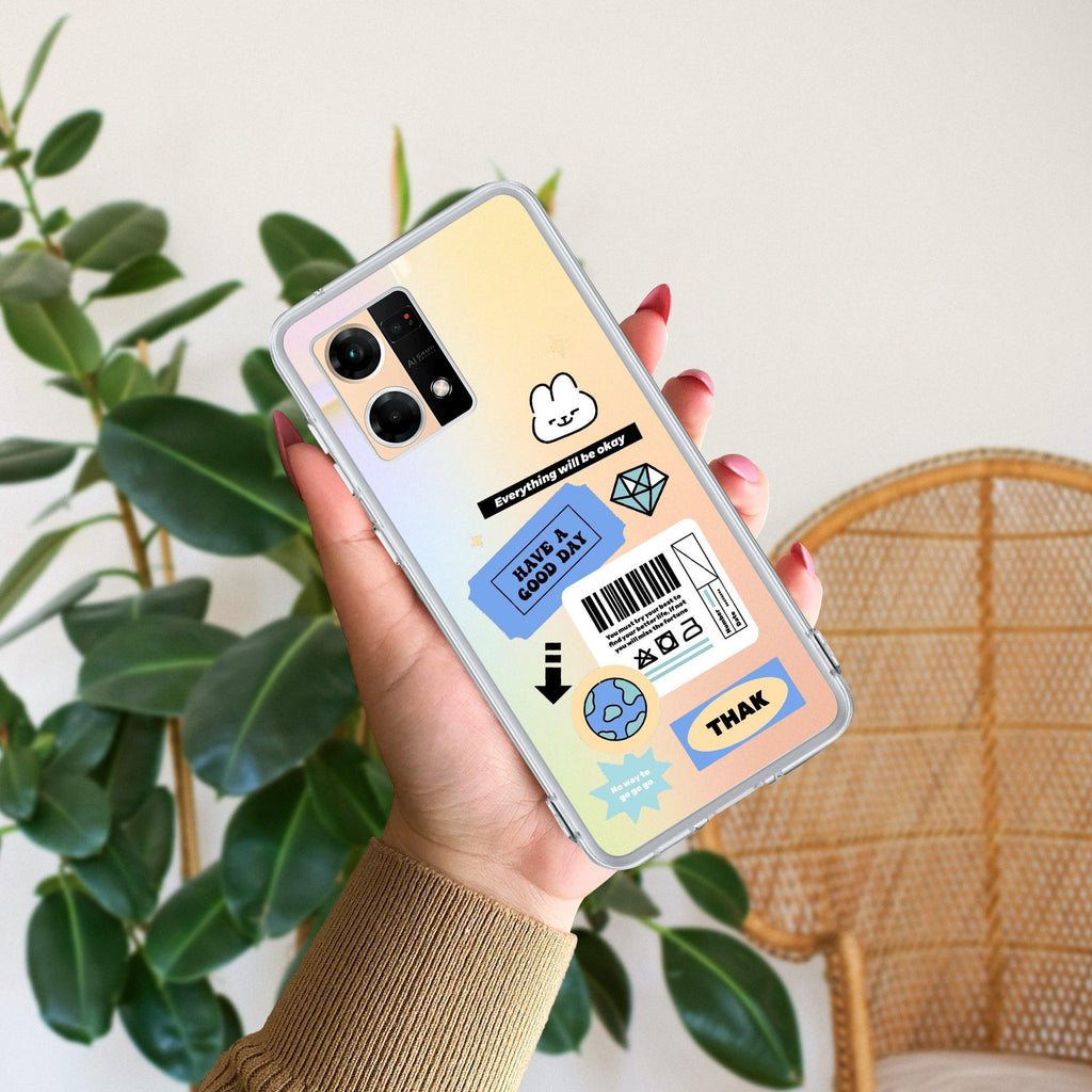 Ticket to Happiness Anti Yellow Case For Oppo Reno 7 5G