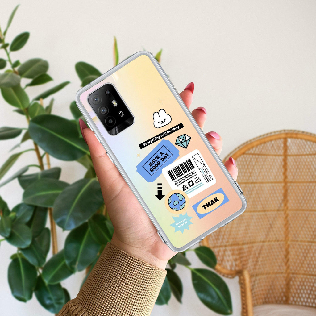 Ticket to Happiness Anti Yellow Case For Oppo F19 Pro Plus
