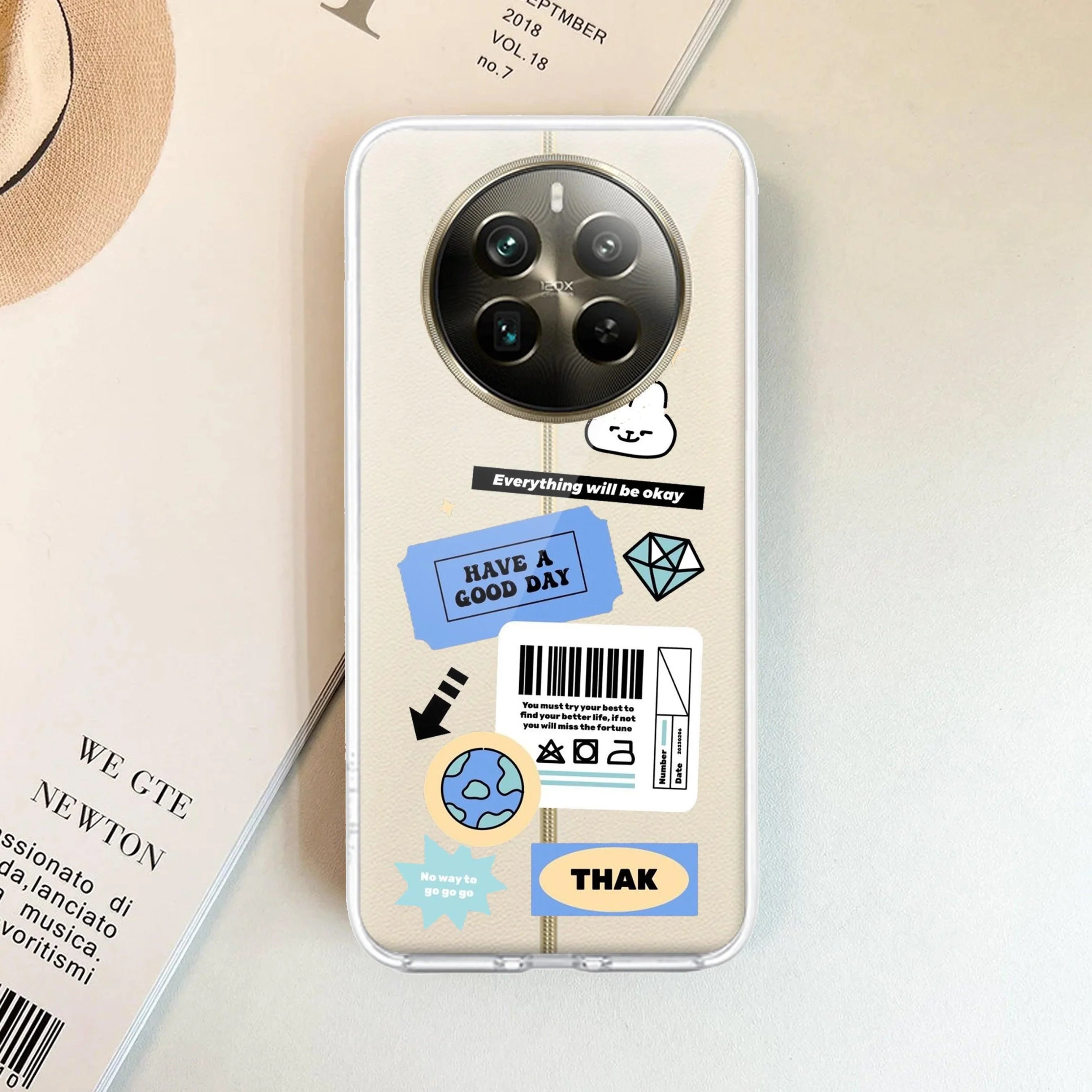 Ticket to Happiness Transparent Silicon Case For Realme P2 Pro 5G