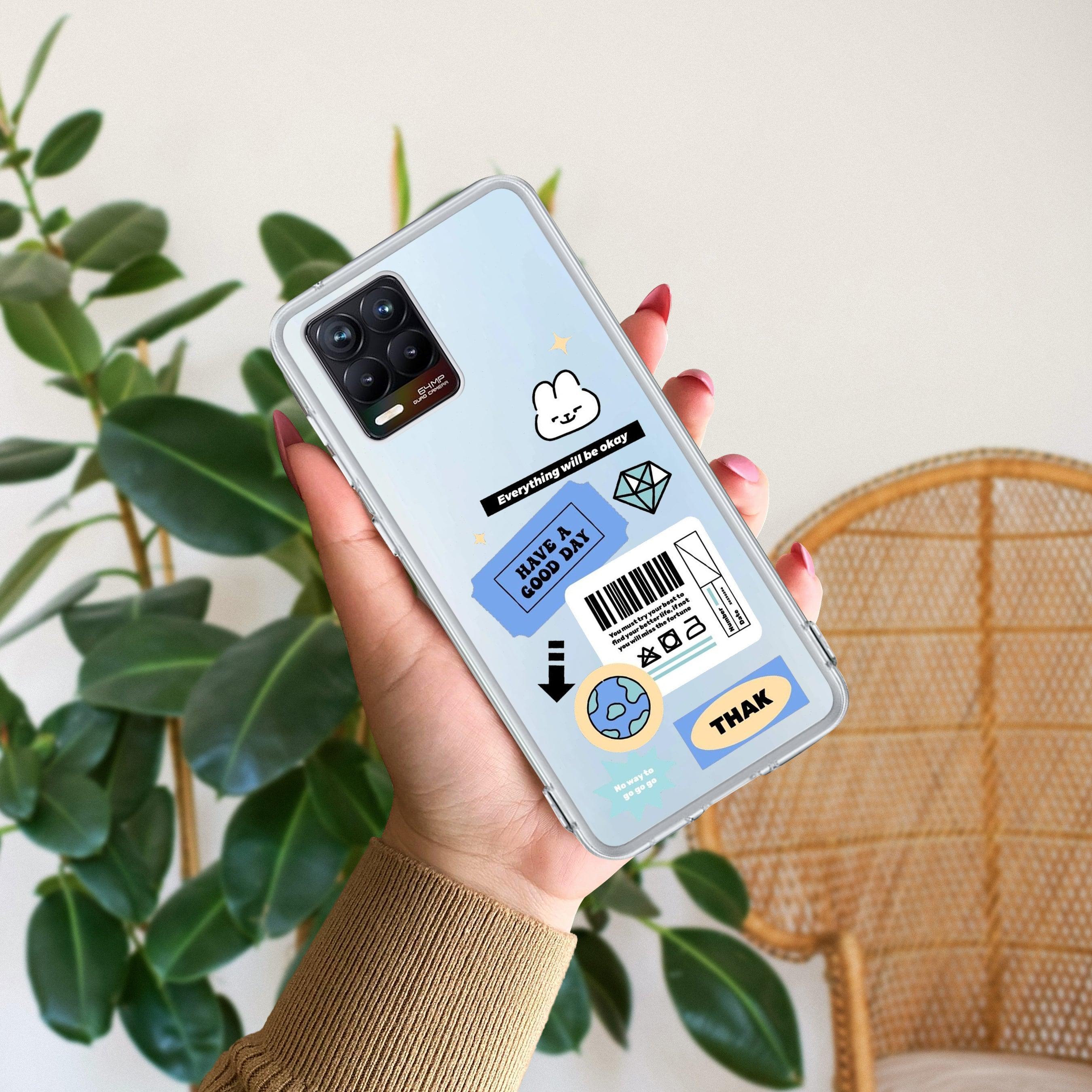 Ticket to Happiness Transparent Silicon Case For Realme Narzo N65 5G