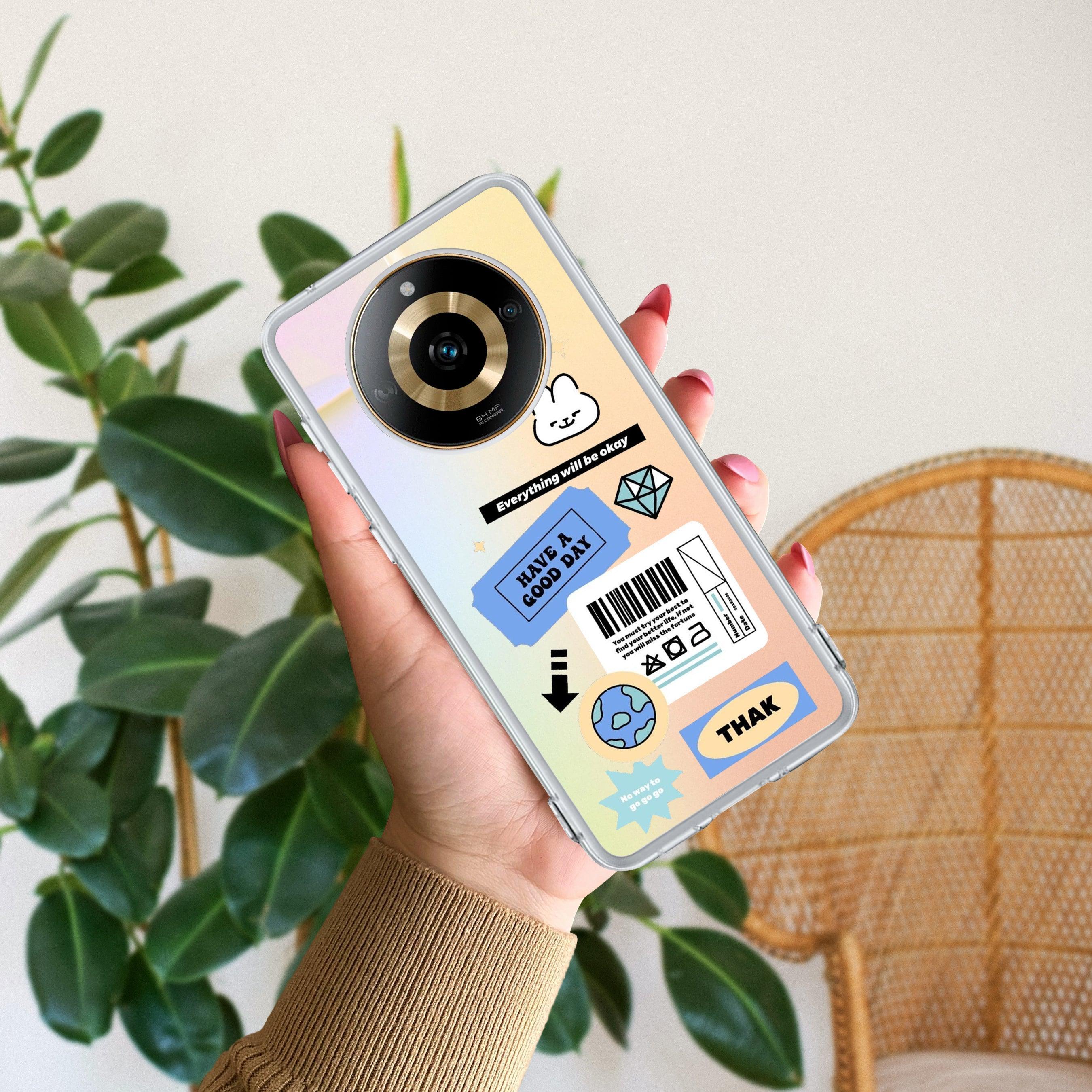 Ticket to Happiness Transparent Silicon Case For Realme Narzo 60 5G