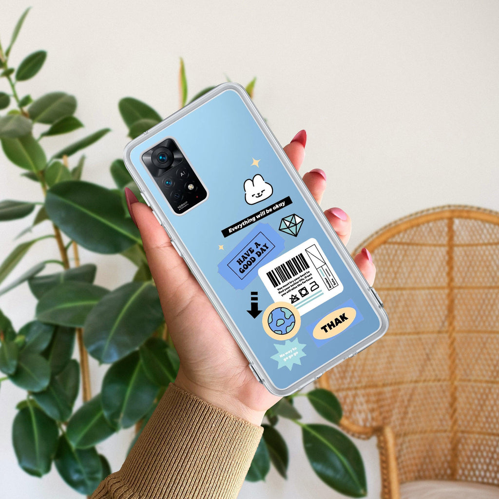 Ticket to Happiness Transparent Silicon Case For Redmi Note 14 5G