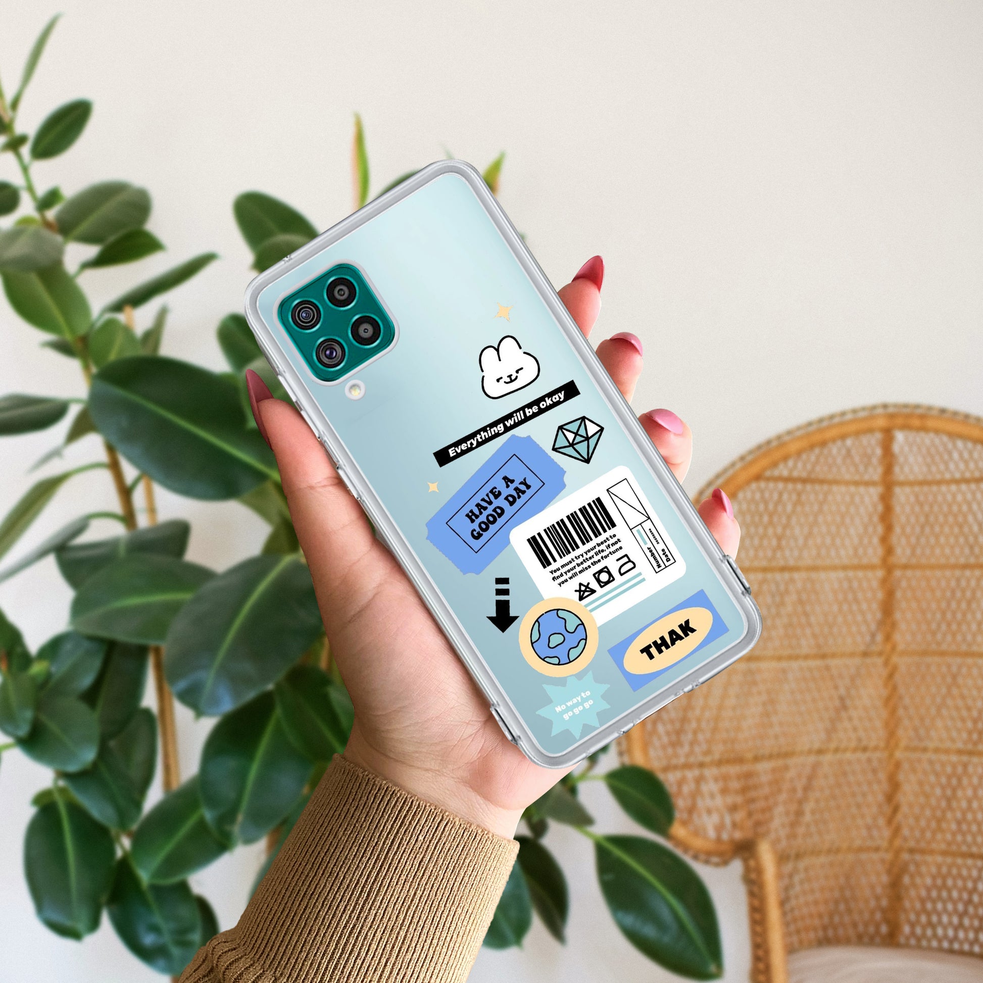 Ticket to Happiness Transparent Silicon Case For Samsung ShopOnCliQ