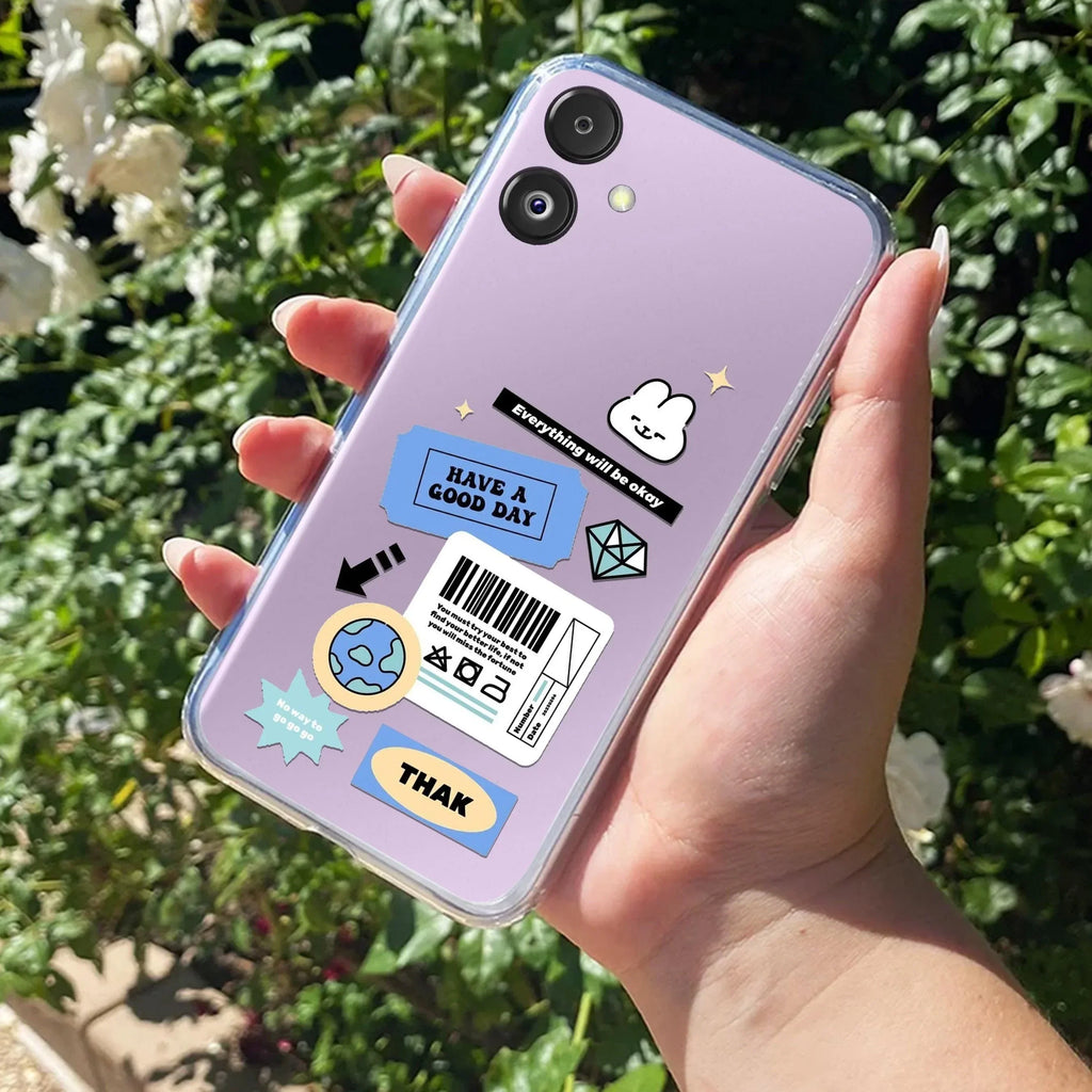 Ticket to Happiness Anti Yellow Case For Samsung Galaxy M06 5G