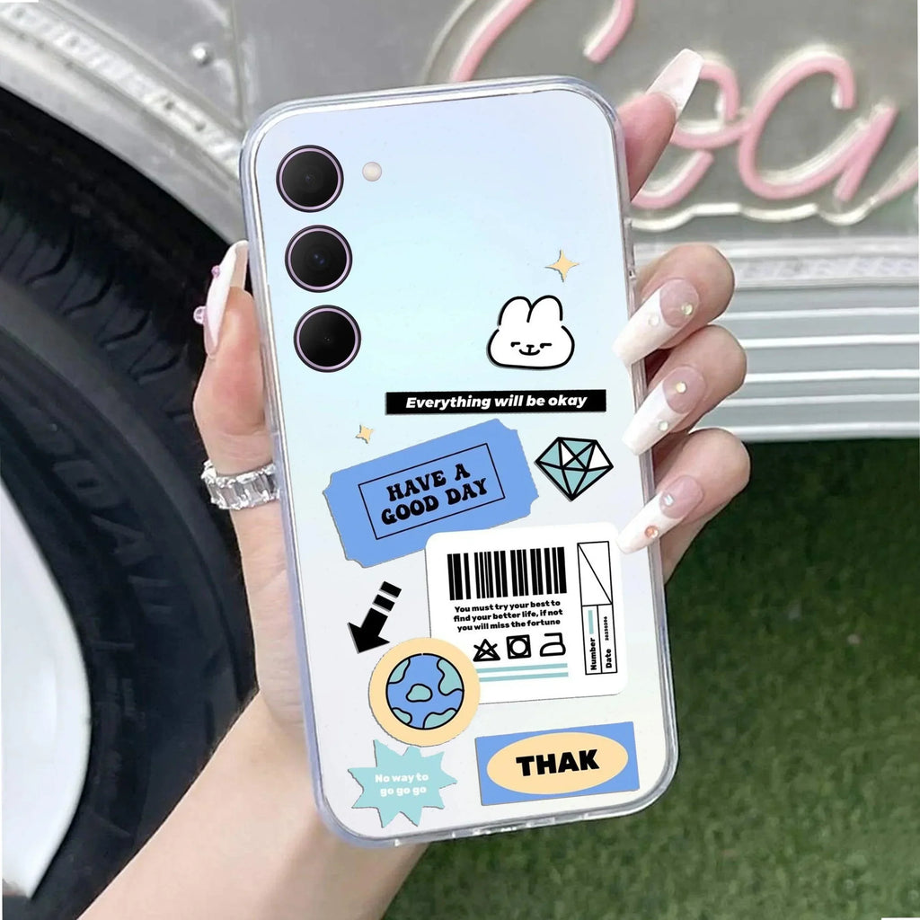 Ticket to Happiness Transparent Silicon Case For Samsung Galaxy A05s 5G