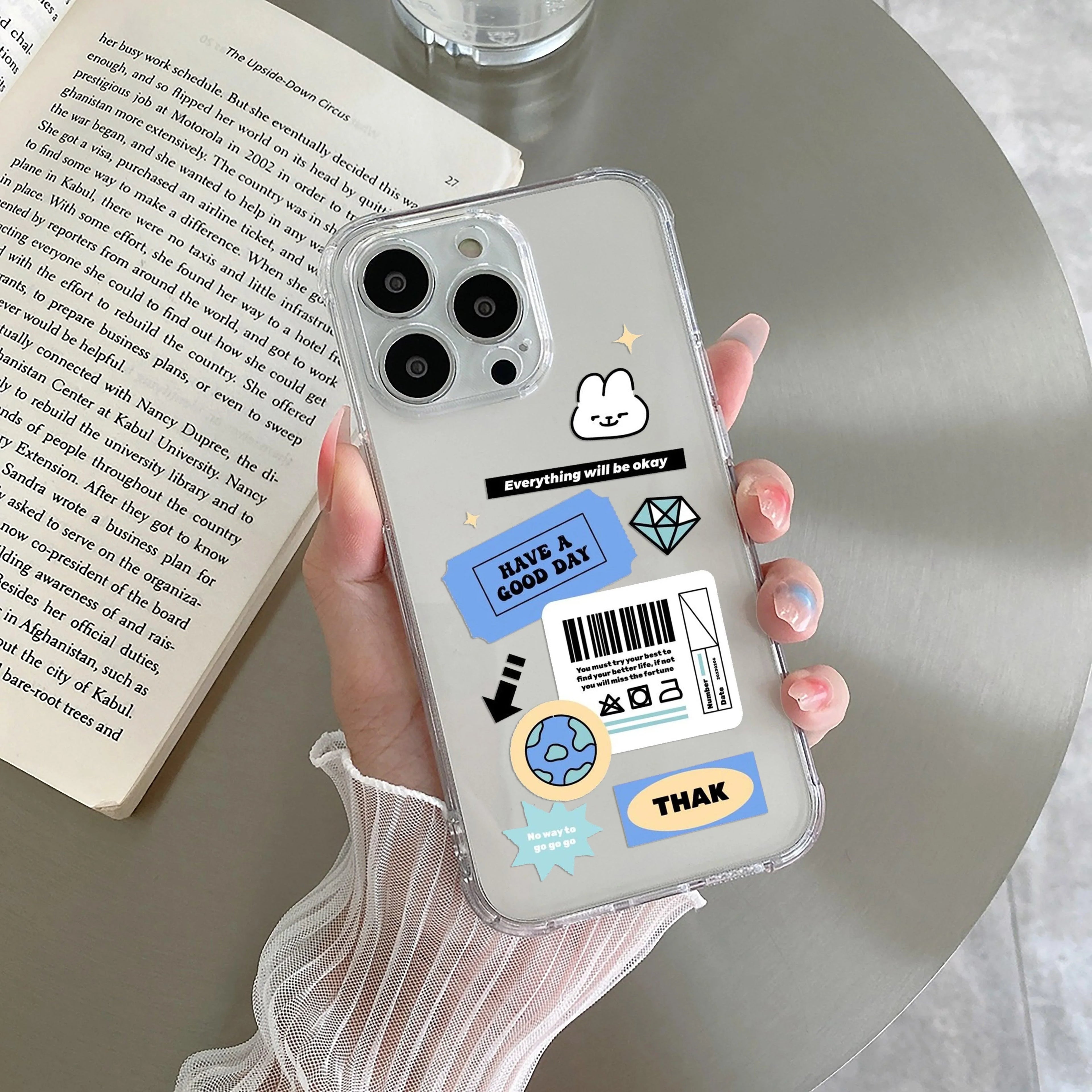 Ticket to Happiness Transparent Silicon Case For iPhone 12 Pro Max