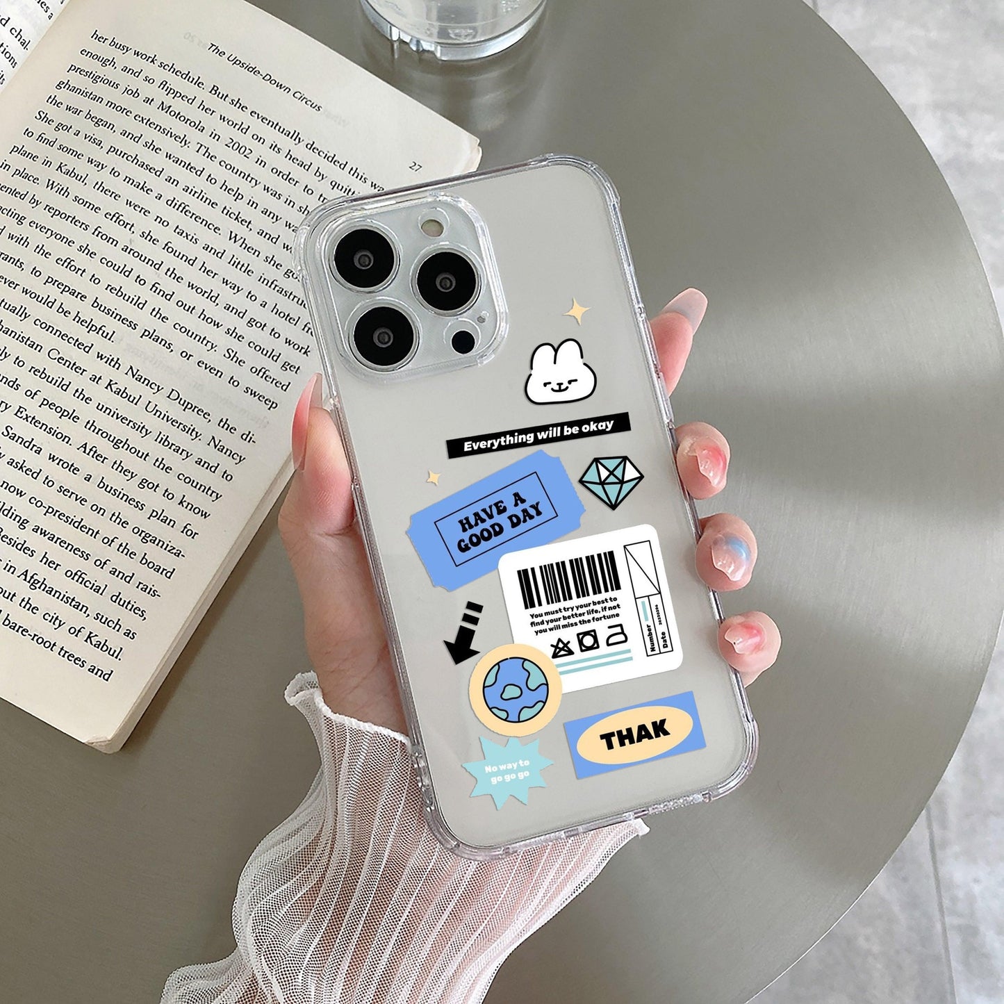 Ticket to Happiness Transparent Silicon Case For Google - ShopOnCliQ