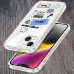 Ticket to Happiness Transparent Silicon Case For Oppo Reno 12 Pro 5G