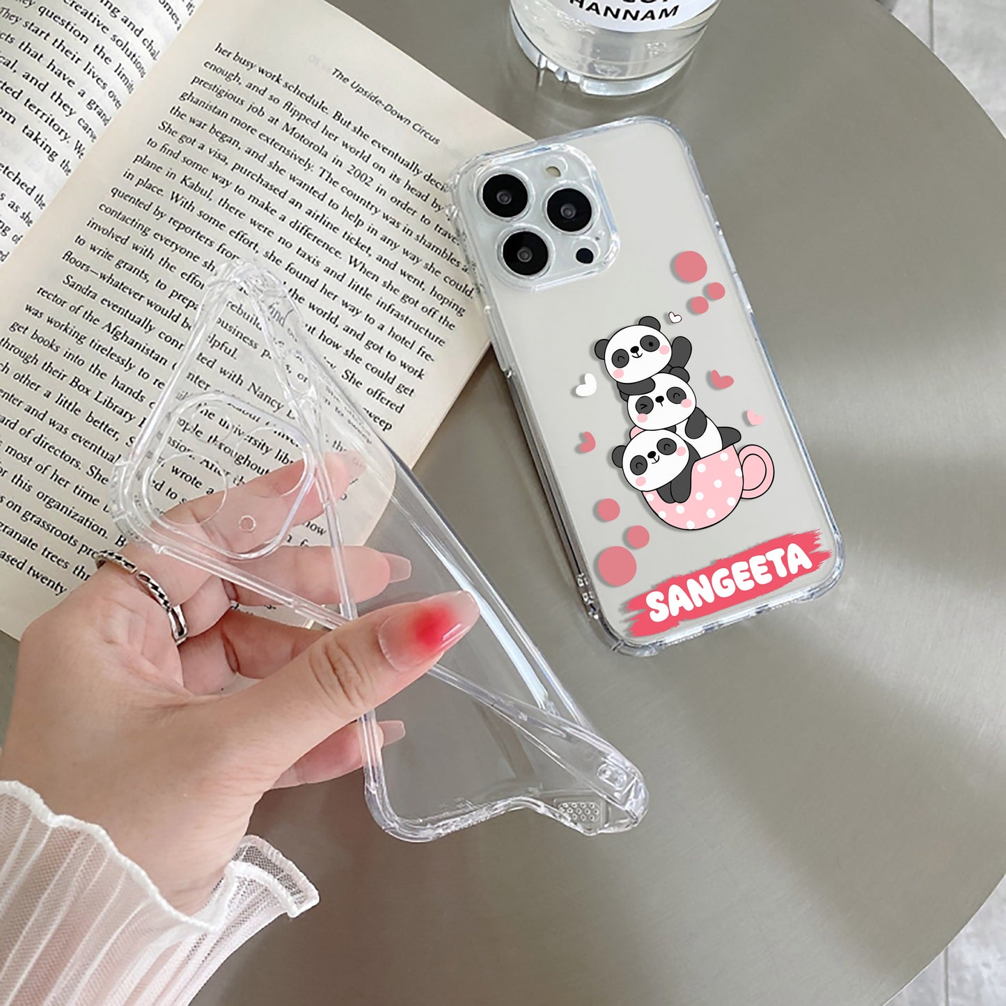 Tino Panda Customize Transparent Silicon Case For Nothing - ShopOnCliQ