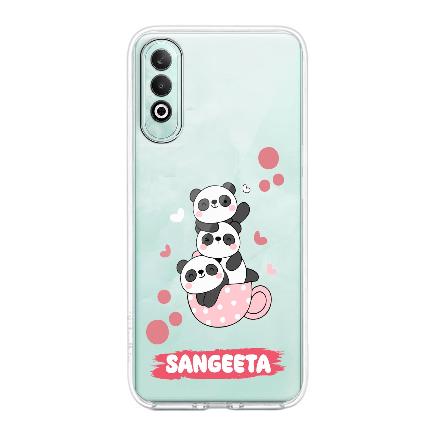 Tino Panda Customize Transparent Silicon Case For OnePlus ShopOnCliQ