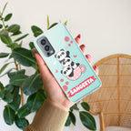 Tino Panda Customize Transparent Silicon Case For OnePlus Nord 2T 5G
