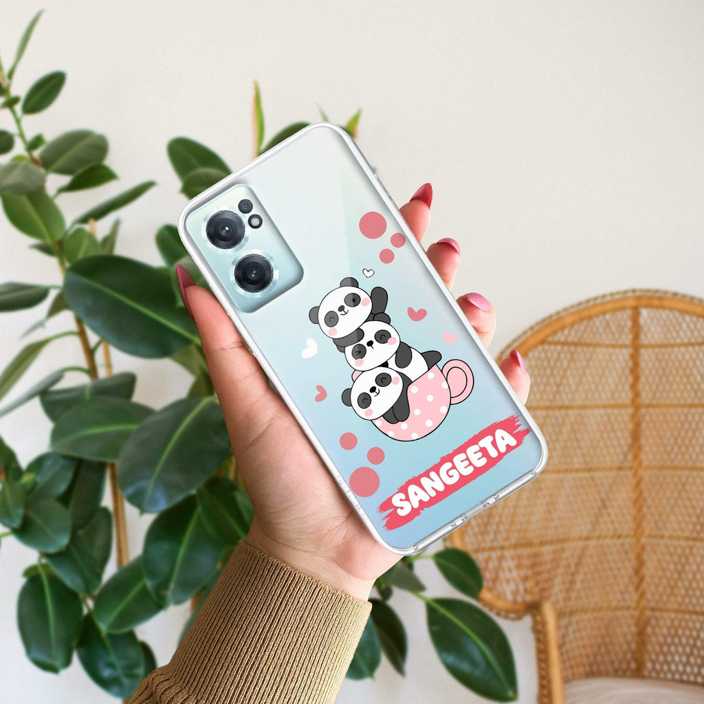 Tino Panda Customize Anti Yellow Case For OnePlus Nord CE 2 5G