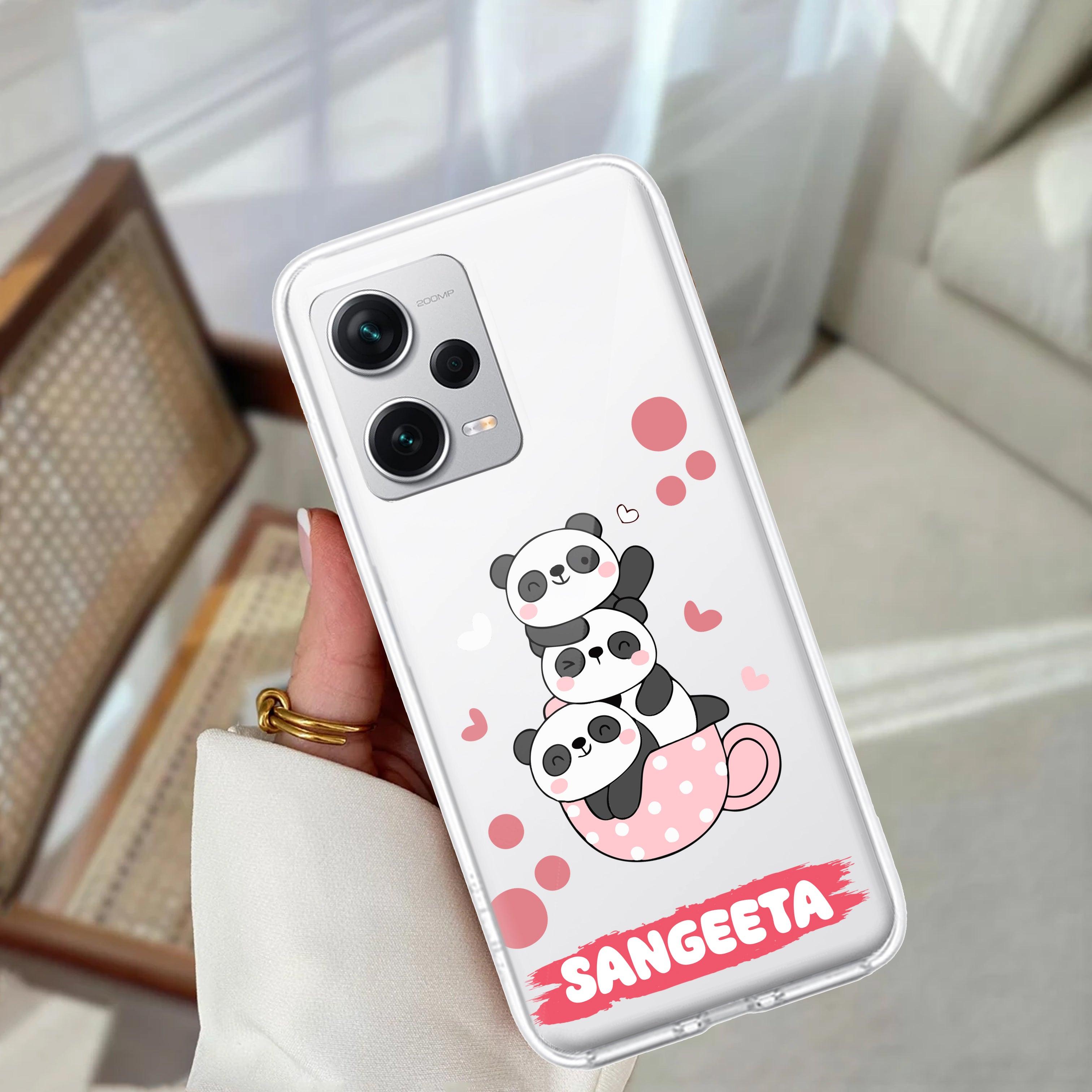 Tino Panda Customize Transparent Silicon Case For Redmi/Xiaomi - ShopOnCliQ