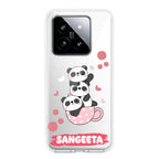 Tino Panda Customize Transparent Silicon Case For Redmi Note 13 Pro 5G