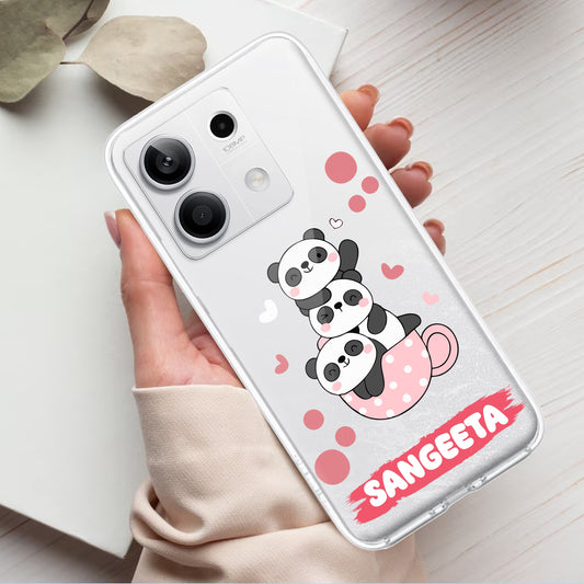 Tino Panda Customize Transparent Silicon Case For Redmi/Xiaomi ShopOnCliQ