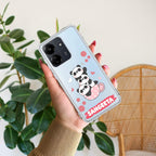 Tino Panda Customize Transparent Silicon Case For Redmi 13C 4G