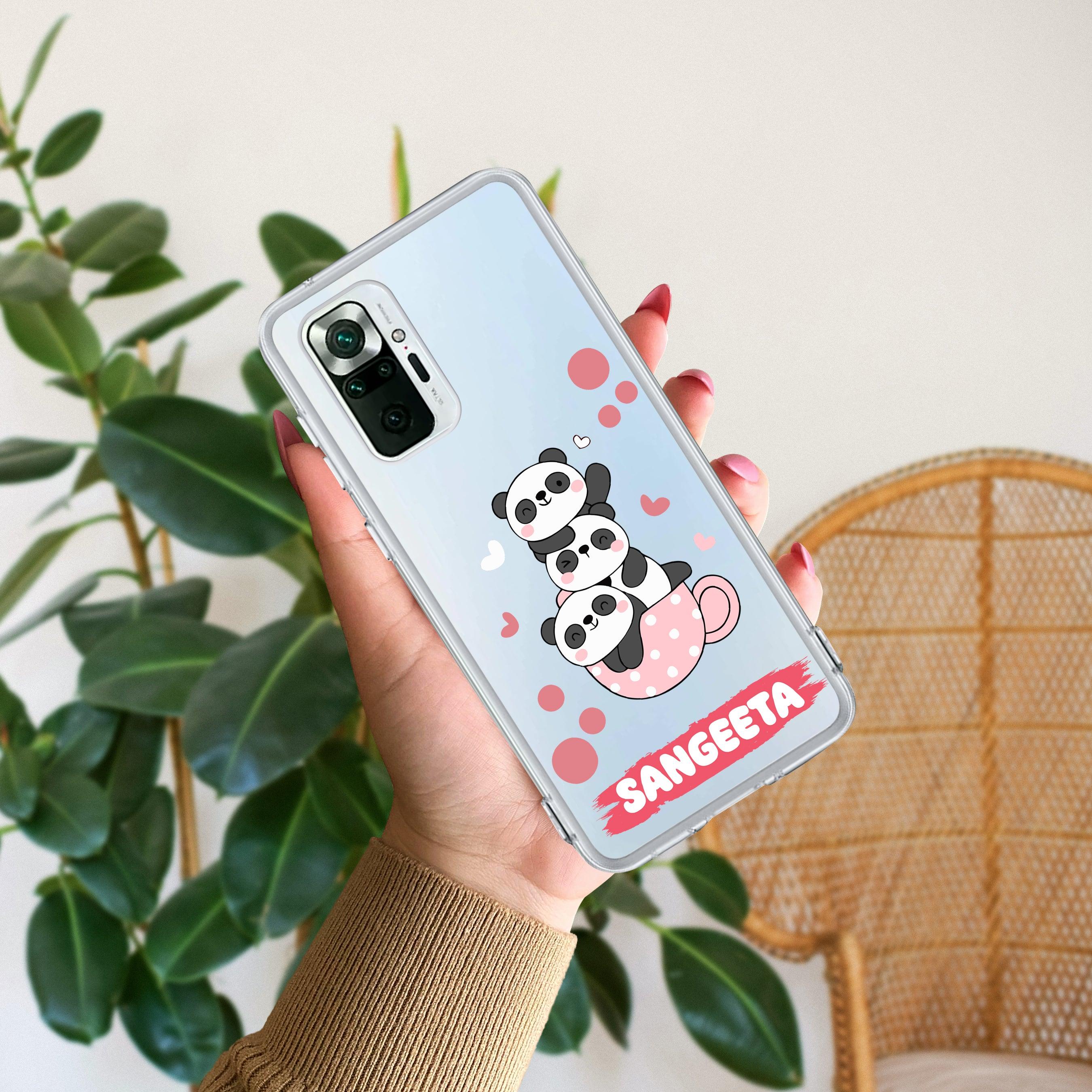 Tino Panda Customize Transparent Silicon Case For Redmi/Xiaomi - ShopOnCliQ