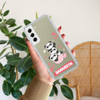 Tino Panda Customize Anti Yellow Case For Samsung Galaxy S22 Plus 5G