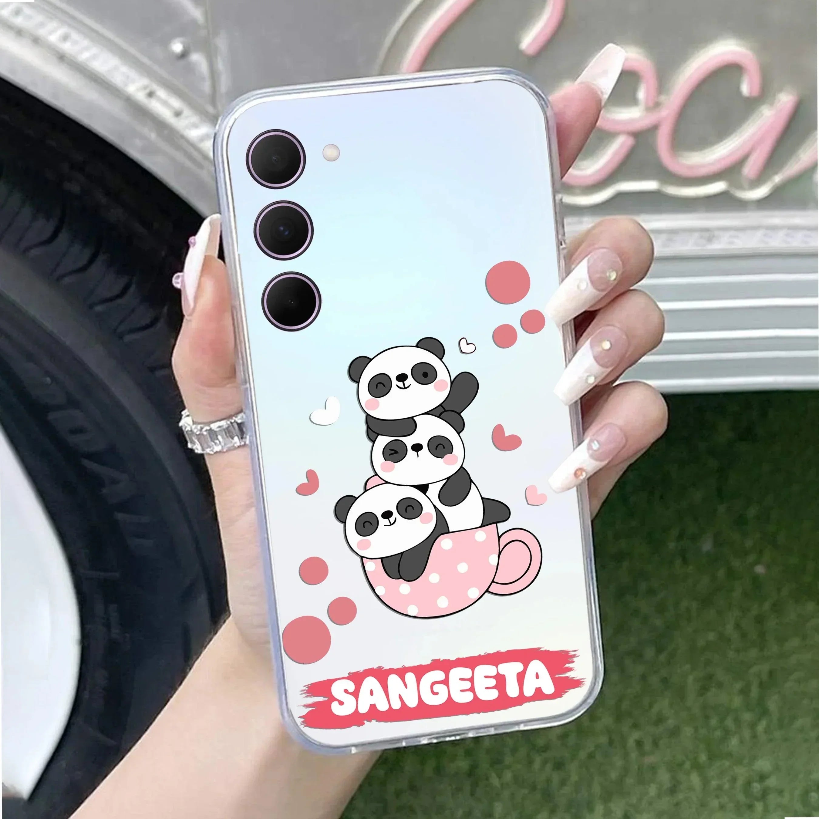 Tino Panda Customize Transparent Silicon Case For Samsung Galaxy A52 / Samsung Galaxy A52s