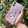 Tino Panda Customize Transparent Silicon Case For Samsung Galaxy M06 5G