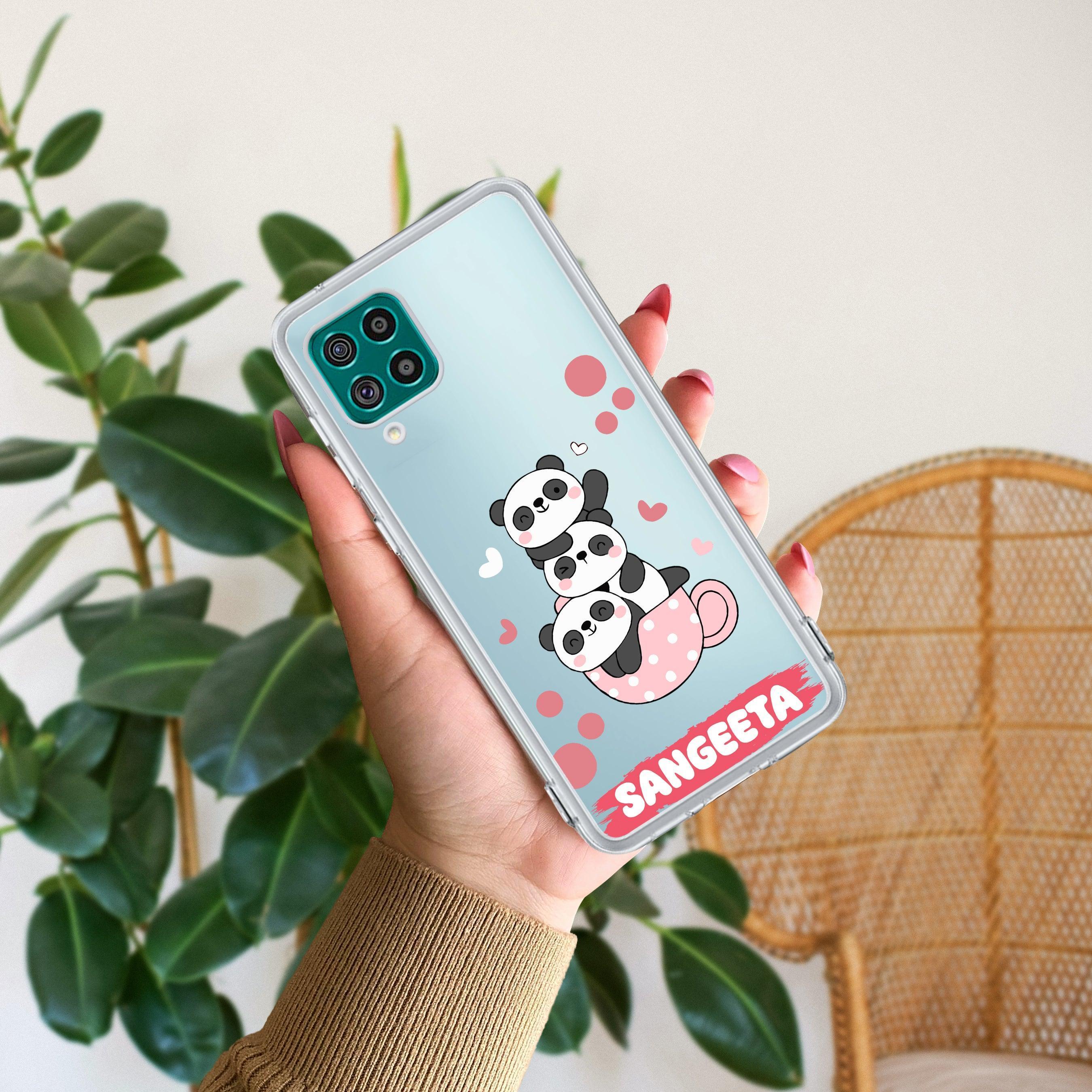 Tino Panda Customize Transparent Silicon Case For Samsung Galaxy F42 5G / A22 (5G)