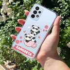 Tino Panda Customize Transparent Silicon Case For Samsung Galaxy A32 4G