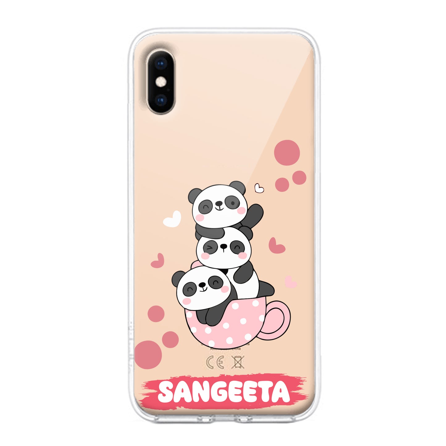 Tino Panda Customize Transparent Silicon Case For iPhone ShopOnCliQ