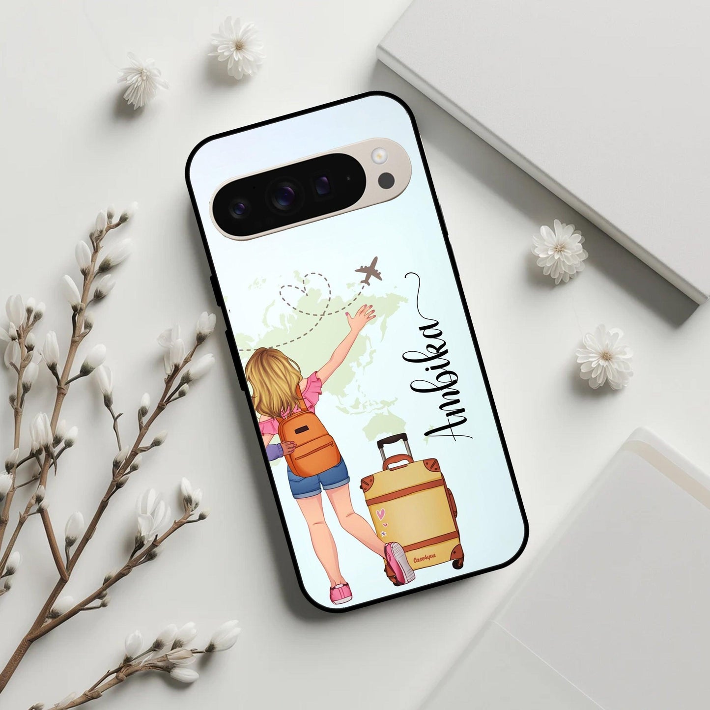 Travel Glossy Metal Case Cover For Google