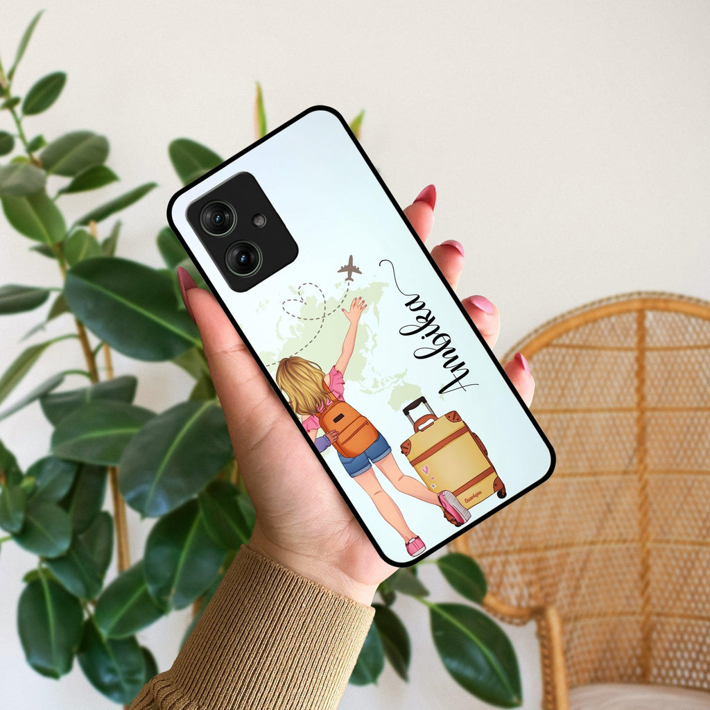 Travel Glossy Metal Case Cover For Motorola - ShopOnCliQ