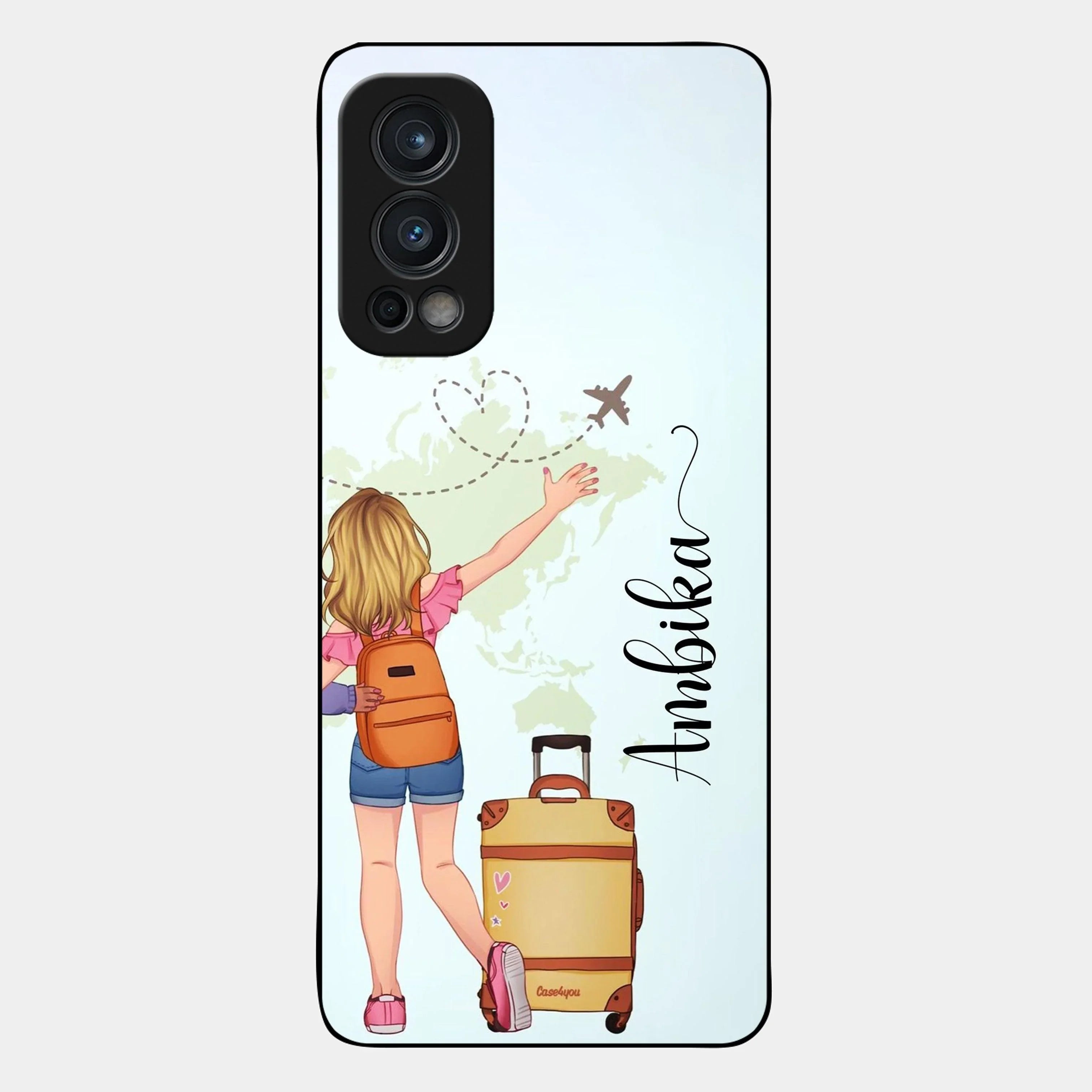 Travel Glossy Metal Case Cover For OnePlus - ShopOnCliQ